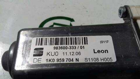 Foto 3ª: Elevalunas Eléctrico Trasero Derecho Seat Leon ERENCE 105CV 77KW [BXE] (2007)