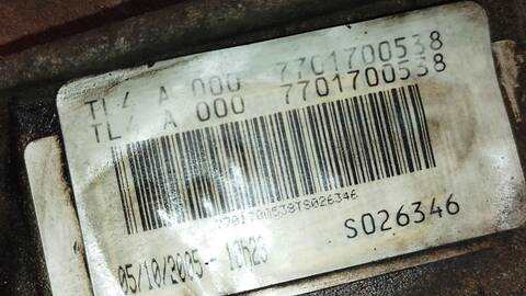 Foto 2ª: Caja Cambios Renault Scenic AUTHENTIQUE 106CV 78KW [K9K732] (2005)