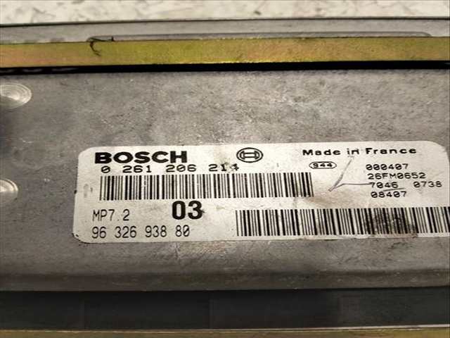 Foto 3ª: Centralita Motor ECU Citroen Xsara 1.6 16V CAT NFU - TU5JP4) 109CV (1997)
