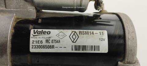 Foto 2ª: Motor de Arranque Renault Clio 1.5 DCI 75 75CV [K9K 612] (2012)