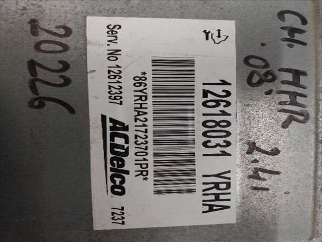 Foto 2ª: Centralita Motor ECU Chevrolet S10 2.4 G HHR [G-LE5] (2008)