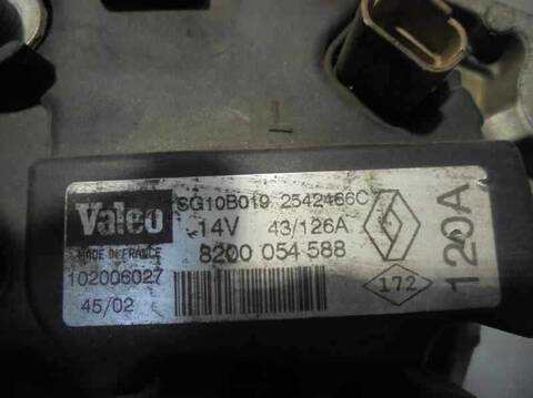 Foto 3ª: Alternador Renault Megane 102CV 75KW I CLASSIC LA0) [F9Q K7] (2003)