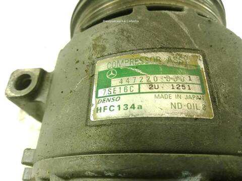 Foto 2ª: Compresor Aire Acondicionado Mercedes Clase S 220 S 320 220.065 220.165) [M 112.944] (1998)
