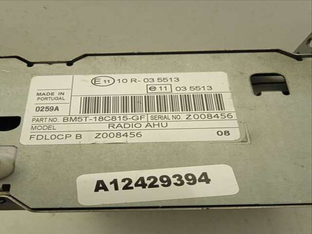 Foto 2ª: Sistema Audio Radio CD Ford Focus 1.6 16V TI-VCT CAT 105CV 77KW [IQDB] (2011)
