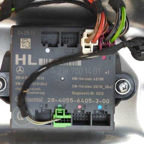 Foto 3ª: Elevalunas Manual Trasero Izquierdo Mercedes Clase C 160 C 220 CDI 204.002) (2007)