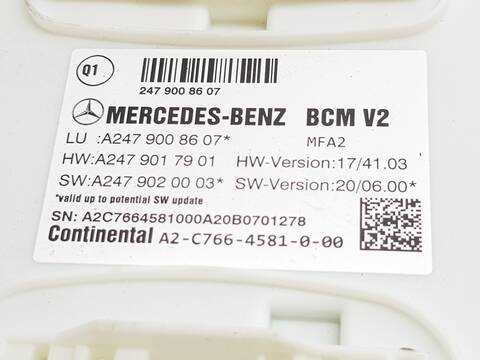 Foto 2ª: Centralita Motor ECU Mercedes Clase C 160 CLA 200 118.687)