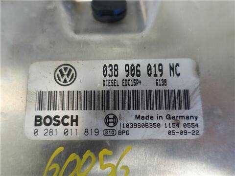 Foto 3ª: Centralita Motor ECU Volkswagen Polo 1.9 TDI 101CV 74KW [AXR] (2005)