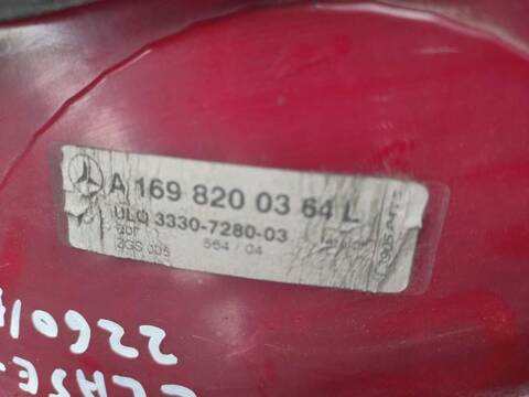 Foto 3ª: Piloto Trasero Izquierdo Mercedes Clase A 140 A 160 CDI 169.006 169.306) 82CV (2004)