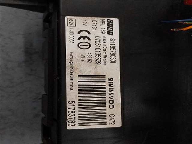 Foto 3ª: Caja Reles Fusibles Fiat Panda 1.1 G [187A1000] (2010)