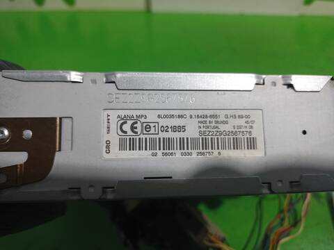 Foto 3ª: Sistema Audio Radio CD Seat Ibiza COOL 101CV 74KW [ATD] (2008)