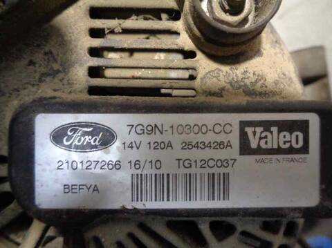 Foto 2ª: Alternador Ford Fiesta AMBIENTE 82CV 60KW [SNJB] (2010)