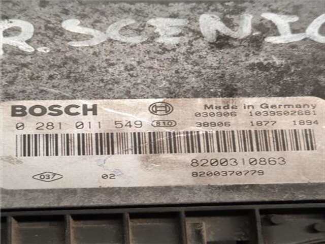 Foto 2ª: Centralita Motor ECU Renault Scenic 1.9 DCI (JM14) (JM)(2003-_) [F9Q 804]