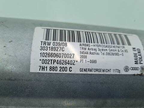 Foto 2ª: Airbag Delantero Derecho Volkswagen Transporter D 131CV 96KW T5 COMBI FURGONETA [BNZ] (2008)