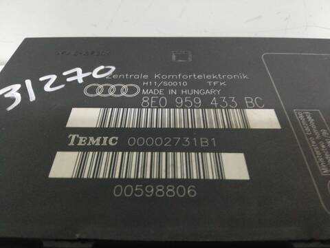 Foto 2ª: Modulo Confort BCM Audi A4 AWX BERLINA (2002)