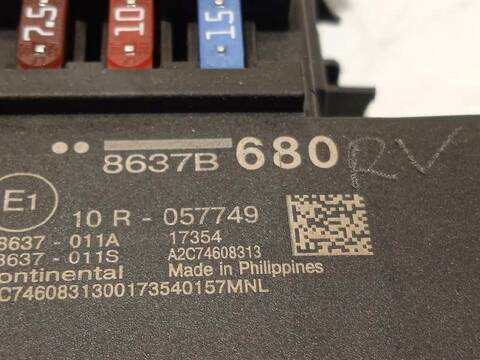 Foto 4ª: Caja Reles Fusibles Mitsubishi Outlander MOTION 4WD 150CV 110KW [4N14] (2018)