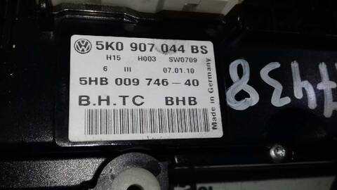 Foto 3ª: Mando Climatizador Volkswagen Golf 1.6 TDI DPF 105CV 77KW [CAY] (2010)