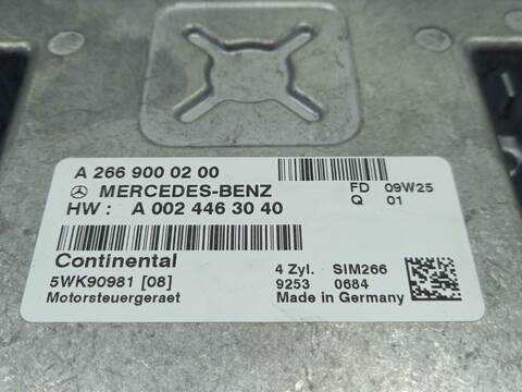 Foto 3ª: Centralita Motor ECU Mercedes Clase A 140 266960 (2009)