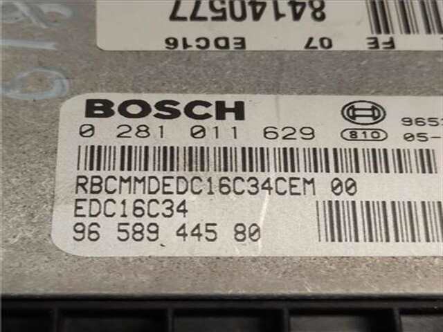 Foto 2ª: Centralita Motor ECU Peugeot 307 1.6 HDI 110 [9HY (DV6TED4)]