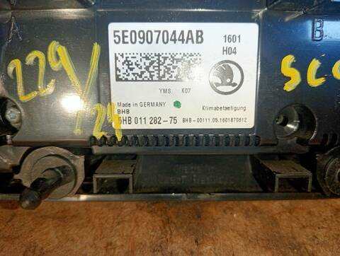 Foto 3ª: Mando Climatizador Skoda Octavia L K 2 TDI 150CV (2013)