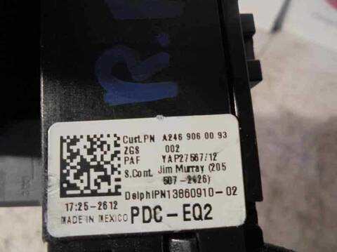 Foto 3ª: Caja Reles Fusibles Mercedes Clase A 140 A 180 CDI BLUEEFFICIENCY 176.012) 109CV 80KW [OM607951] (2013)