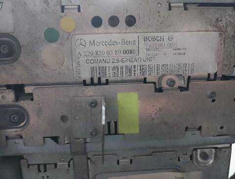 Foto 2ª: Sistema Audio Radio CD Mercedes Clase S 220 S 320 220.065 220.165) AUT. 224CV (1998)