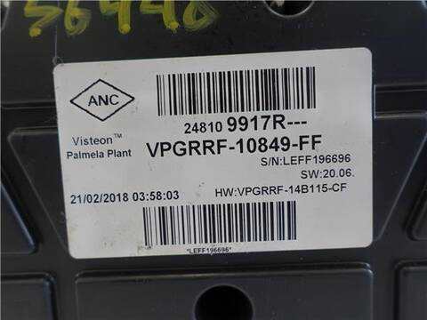 Foto 3ª: Cuadro de Instrumentos Renault Clio 1.5 LIMITED 90CV 66KW [K9K E6] (2018)