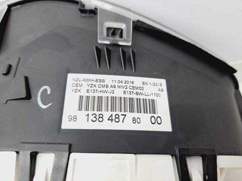 Foto 3ª: Cuadro de Instrumentos Peugeot 208 STYLE 82CV 60KW [HM01] (2016)