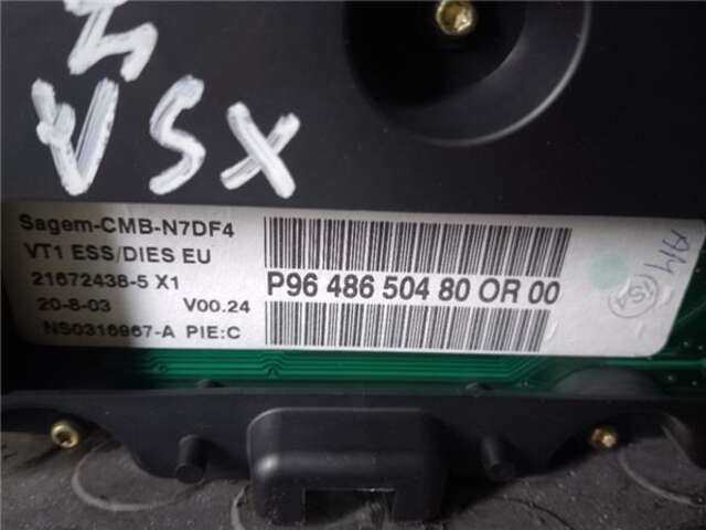 Foto 3ª: Cuadro de Instrumentos Citroen Xsara 2.0 HDI 90 [RHY (DW10TD)]