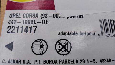 Foto 2ª: Piloto Trasero Izquierdo Opel Corsa VERSION INDEFINIDA