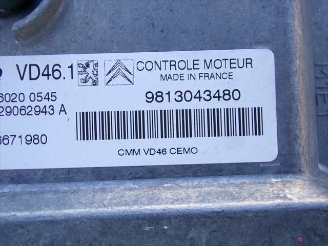 Foto 3ª: Centralita Motor ECU Peugeot 5008 1.2 G 2013-2016 [HN02] (2016)