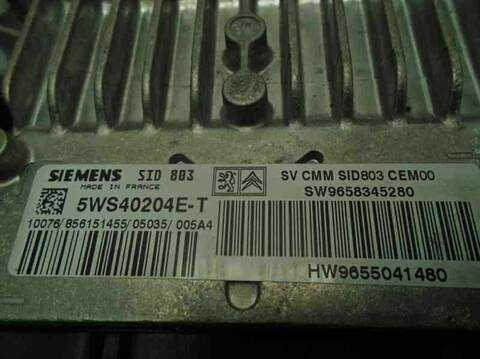 Foto 2ª: Centralita Motor ECU Peugeot 407 2.0 16V HDI FAP CAT RHR - DW10BTED4) 136CV 100KW (2005)