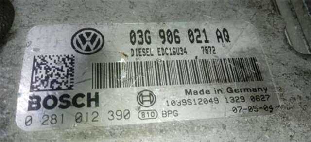 Centralita Motor ECU Volkswagen Caddy 1.9 FURG. [1.9 LTR. - 77 KW TDI]