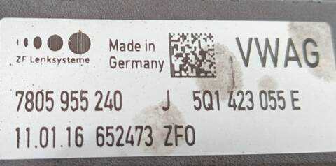 Foto 3ª: Cremallera de Direccion Volkswagen Golf BUSINESS 1 16V TDI DPF 110CV (2013)
