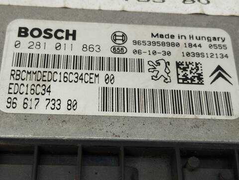 Foto 4ª: Centralita Motor ECU Citroen C4 COLLECTION BERLINA 90CV 66KW [D-9HX] (2006)