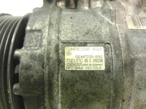 Foto 2ª: Compresor Aire Acondicionado Mercedes Clase C 160 270 CDI 209.316) [OM 612.962] (2002)