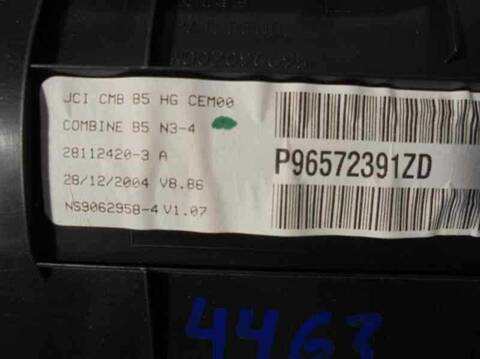 Foto 3ª: Cuadro de Instrumentos Citroen C4 LX BERLINA 88CV 65KW [KFU] (2005)