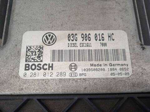 Foto 3ª: Centralita Motor ECU Seat Altea 1.9 TDI 105CV 77KW [BJB] (2006)