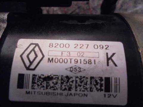Foto 3ª: Motor de Arranque Renault Kangoo 1.5 DCI DIESEL 65CV 48KW [K9K A7] (2003)