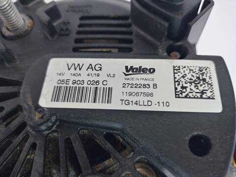 Foto 3ª: Alternador Seat Ibiza STYLE 95CV [DLAC] (2017)