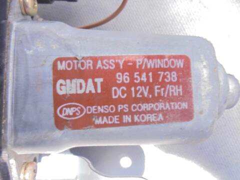 Foto 3ª: Elevalunas Eléctrico Delantero Derecho Chevrolet Kalos 1.4 SE 83CV 61KW [F14S3-G] (2005)