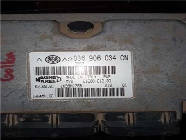 Foto 2ª: Centralita Motor ECU Volkswagen Golf 1.6 [AKL]