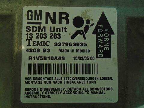 Foto 4ª: Centralita Airbag Opel Astra COSMO 105CV 77KW [Z16XEP] (2006)