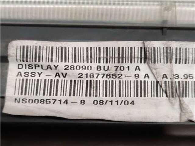 Foto 2ª: Pantalla Multifuncion Nissan Almera 1.8 [QG18DE]