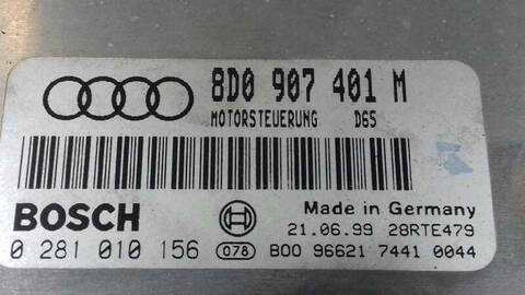 Foto 3ª: Centralita Motor ECU Audi A4 2.5 V6 24V TDI AVANT 150CV 110KW [AFB] (1999)