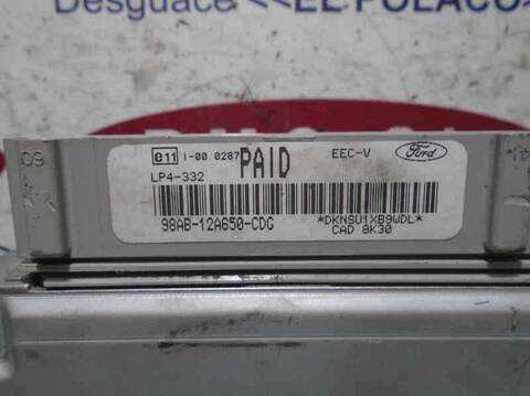 Foto 2ª: Centralita Motor ECU Ford Focus AMBIENTE BERLINA 100CV 74KW [FYDA] (1998)