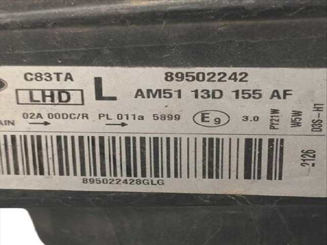 Foto 3ª: Piloto Delantero Izquierdo Ford C Max 1.0 ECOBOOST II DXA/CB7 DXA/CEU) (2010)