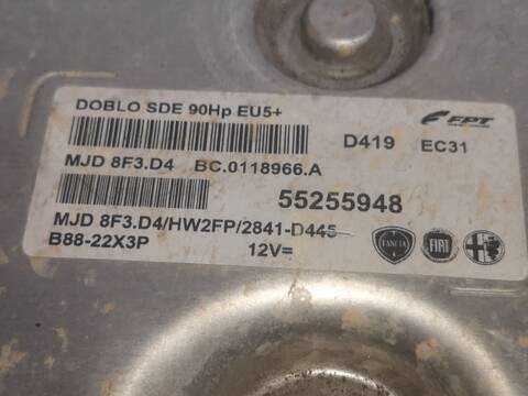 Foto 1ª: Centralita Motor ECU Fiat Doblo 1.6 D 105CV 77KW II 263) CARGO 263A2000 (2014)