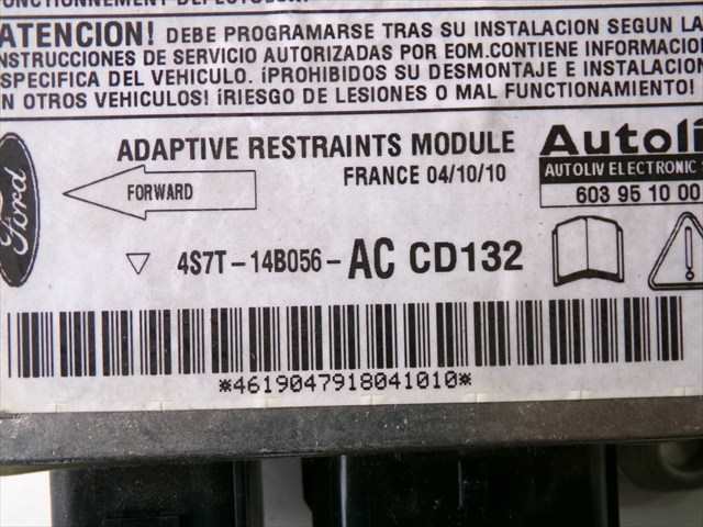 Foto 2ª: Centralita Airbag Ford Mondeo 2.0 TDCI 2000-2007 [HJBB] (2005)