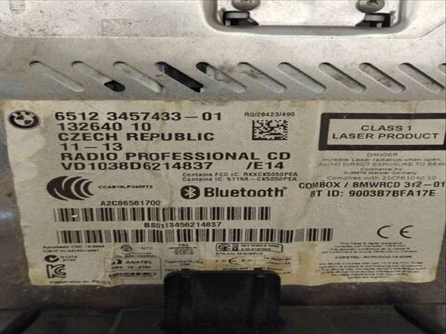 Foto 2ª: Sistema Audio Radio CD Mini Countryman ONE D 90CV 66KW [N47C16A] (2014)