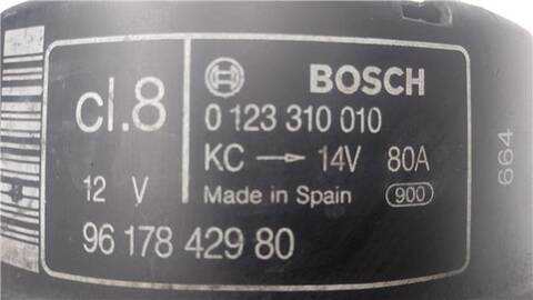 Foto 2ª: Alternador Peugeot 306 1.9 OPEN D [1 9 LTR. - 50 KW DIESEL] 68CV